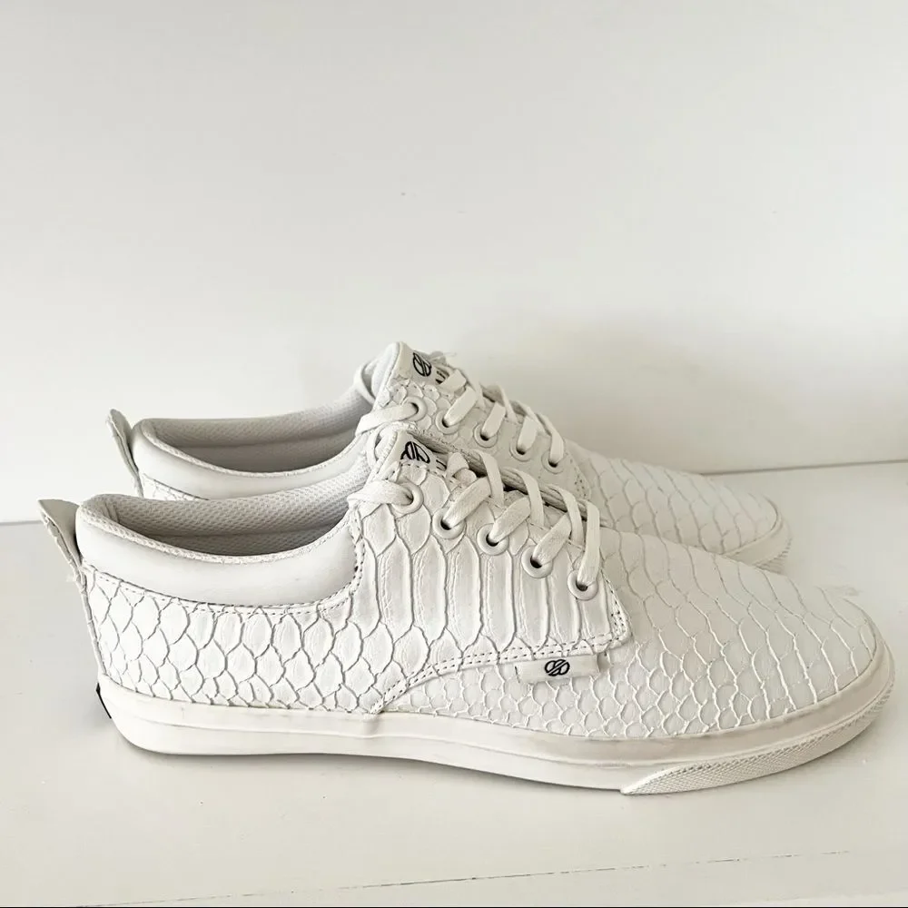 Radii Jax NWOT white python sneakers leather men size 7